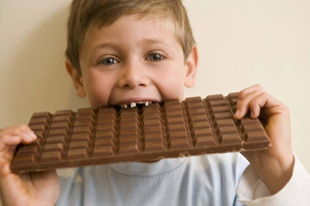 Side effects of chocolate for children 1